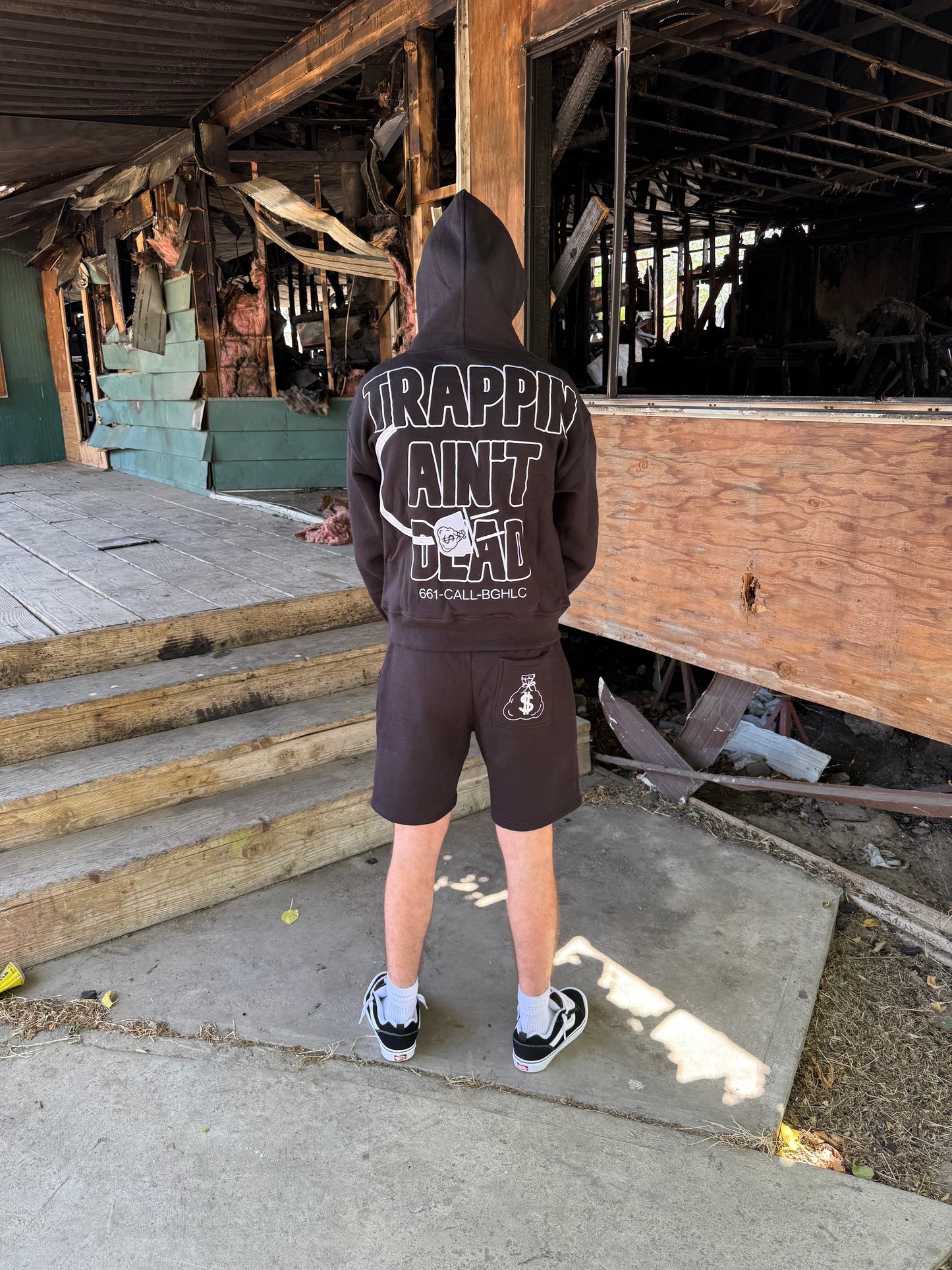BAGAHOLIC (TAD) Hoodie & Short Set