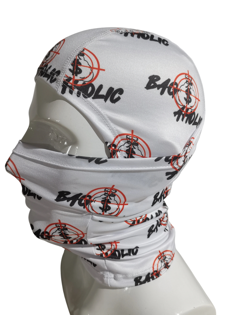 BAGAHOLIC (ATCCIB) Ski Mask (White)