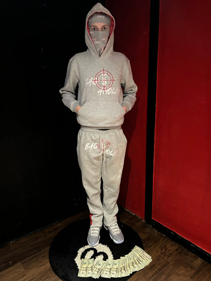 BAGAHOLIC (ATCCIB) Light Grey Sweatsuit