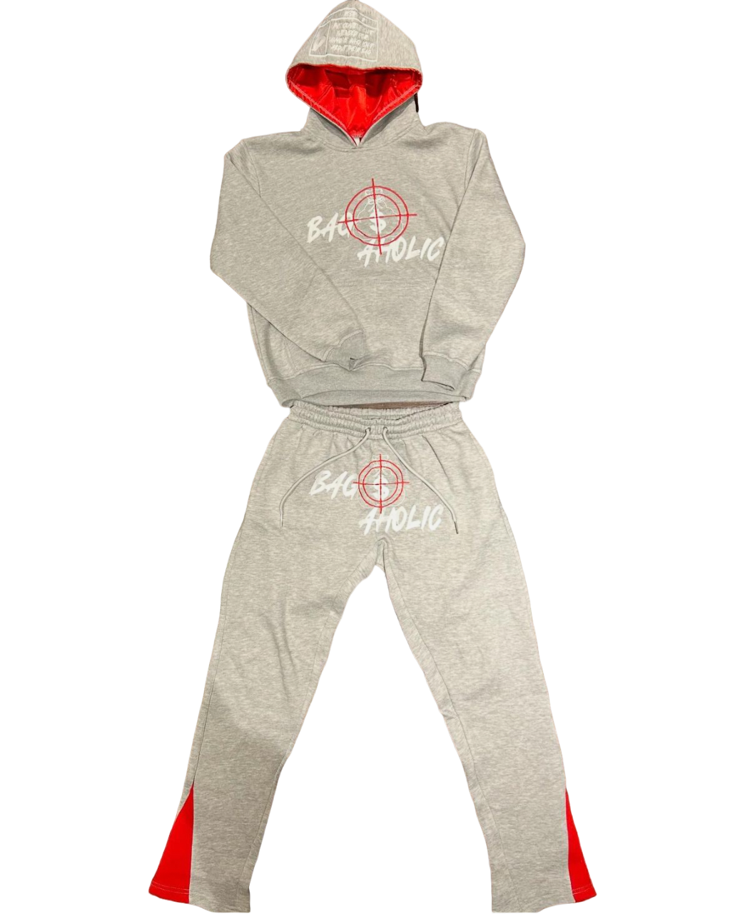 BAGAHOLIC (ATCCIB) Light Grey Sweatsuit