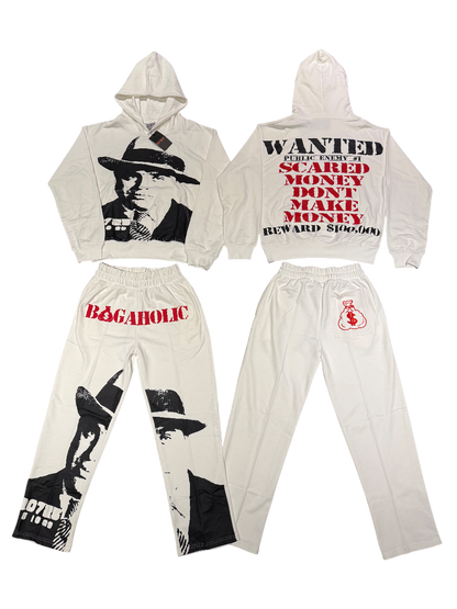 BAGAHOLIC (SMDMM) Sweatsuit (White)